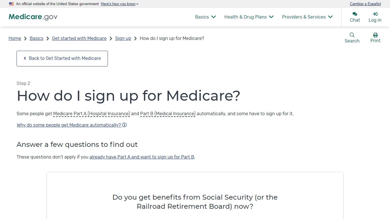 How do I sign up for Medicare? | Medicare